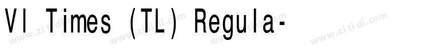 VI Times (TL) Regula字体转换